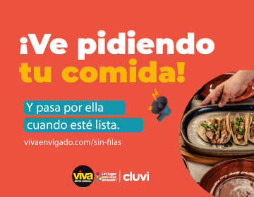 Viva Sin Filas en Viva Envigado: pide desde tu celular y pasa por tu comida cuando esté lista.